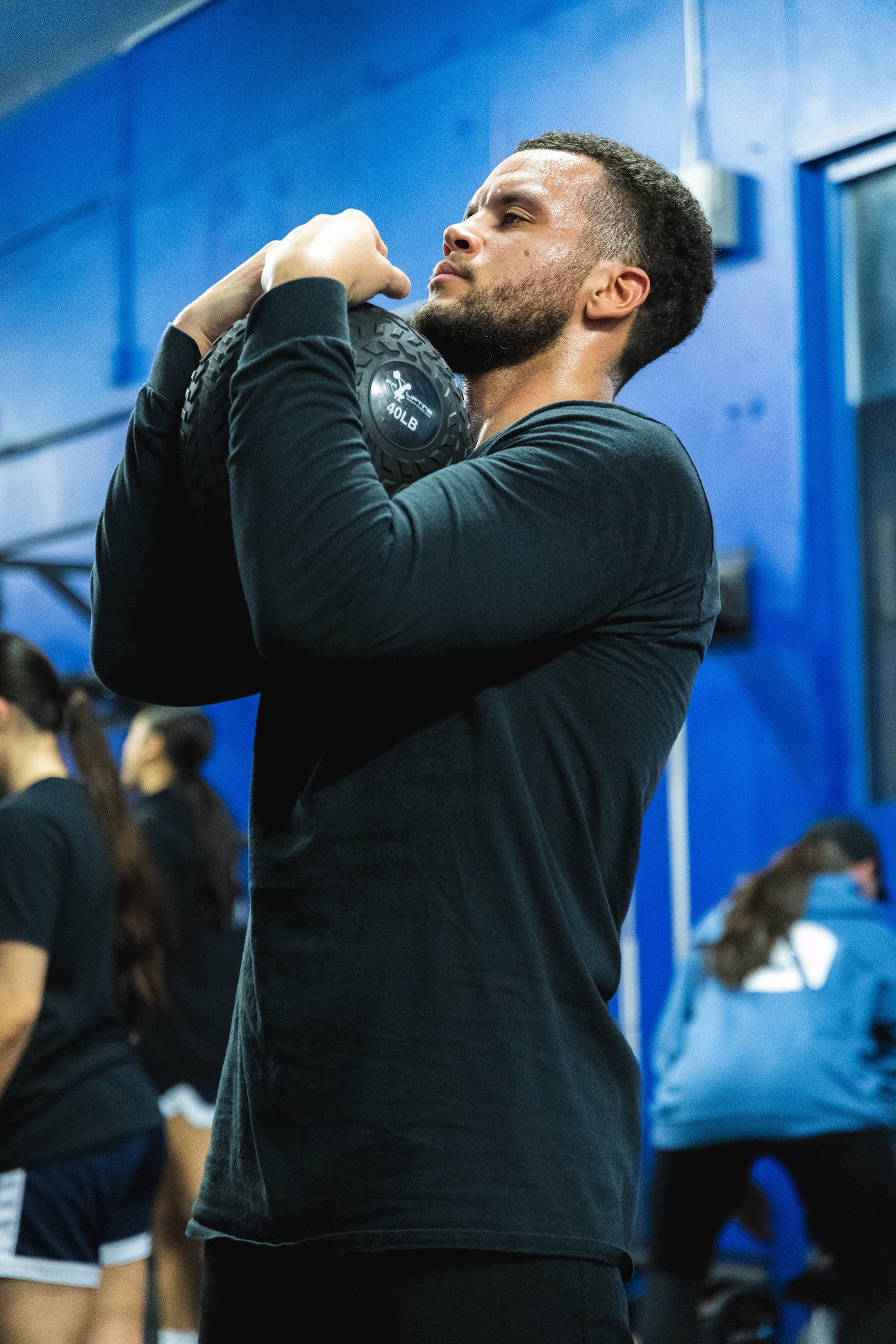 Member foam rolling at Adira Fitness